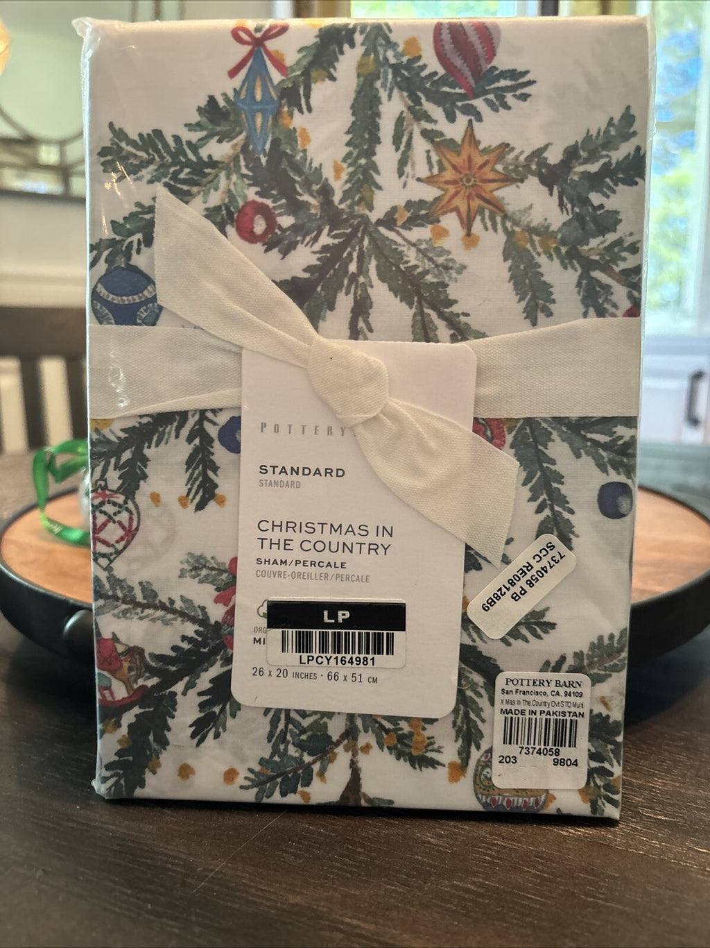 Pottery Barn holiday Christmas Country Nutcracker PILLOW SHAM gift 12 days a