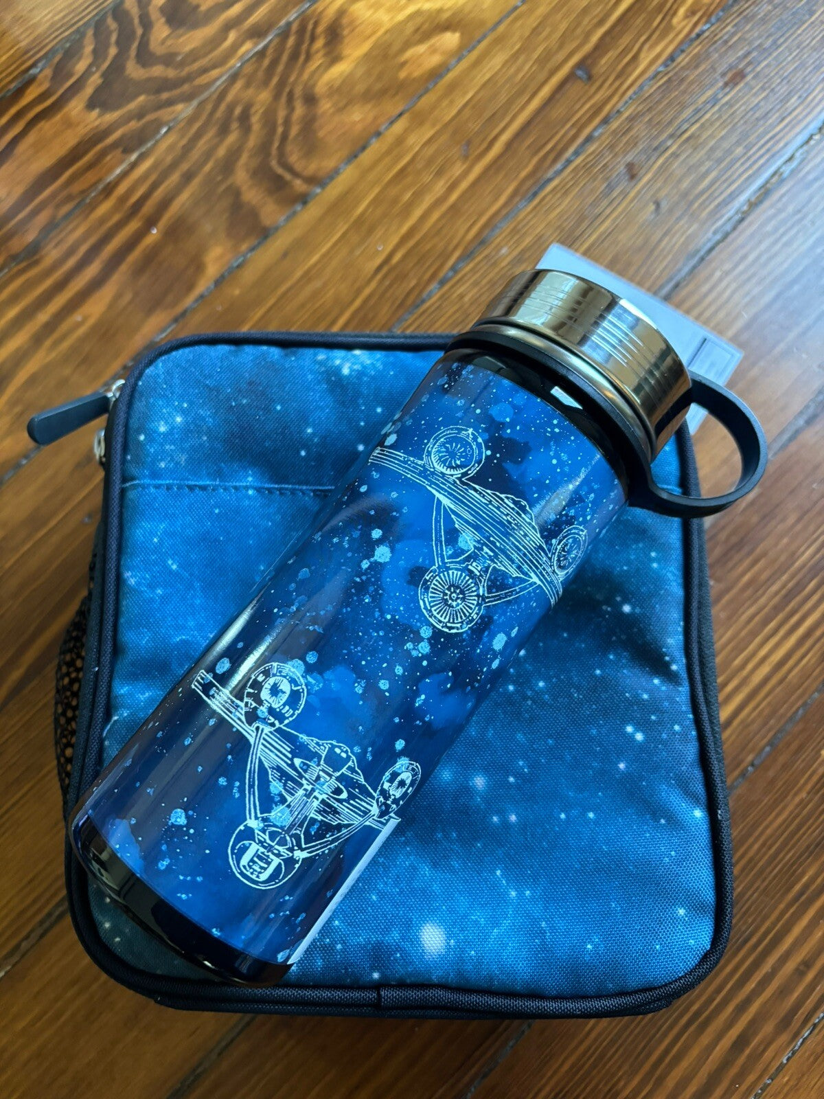 Pottery barn School Disney STAR Wars Trek Lunch + Water jedi solo travel bag -