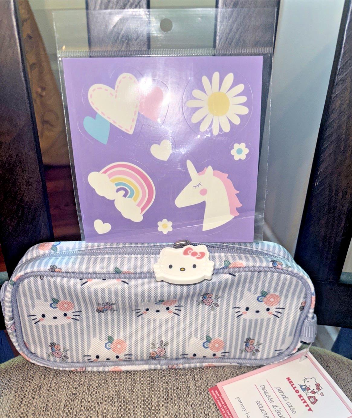 School Pottery Barn Hello Kitty Pencil case Bag pre k travel Disney kid Gift?? 0