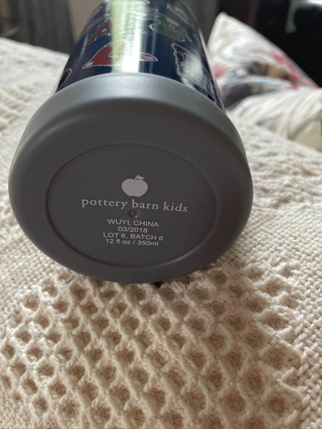 Pottery barn Baseball MLB WATER BOTTLE ball school sport pool holiday team n