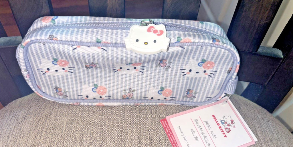 School Pottery Barn Hello Kitty Pencil case Bag pre k travel Disney kid Gift?? 0