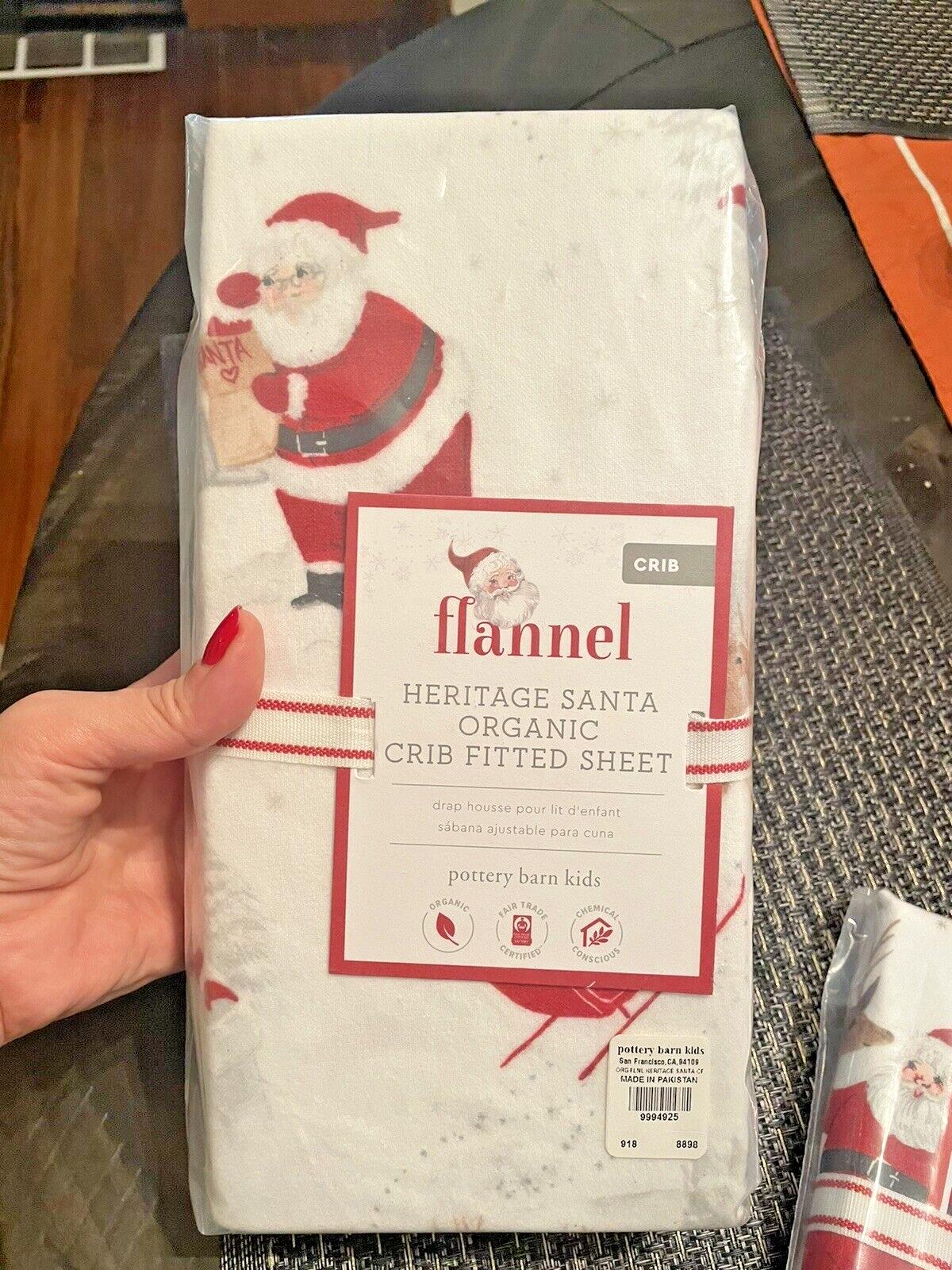Pottery Barn Sheet + holiday pillowcase Christmas Toddler baby Crib Disney kid -