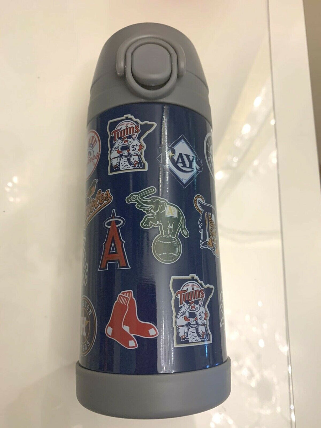 Pottery barn Baseball MLB WATER BOTTLE ball school sport pool holiday team n