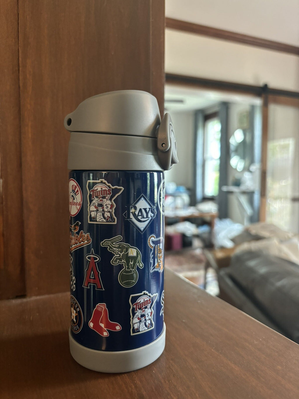 Pottery barn Baseball MLB WATER BOTTLE ball school sport pool holiday team n