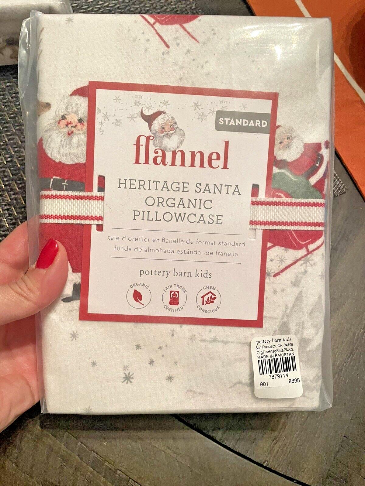 Pottery Barn Sheet + holiday pillowcase Christmas Toddler baby Crib Disney kid -