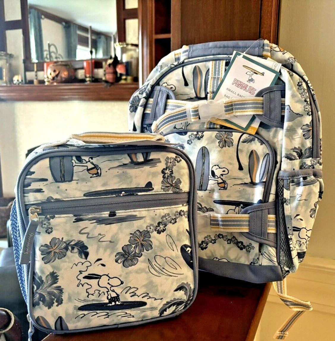 Pottery Barn School Snoopy Marvel Star Wars Superman BACKPACK LUNCH travel Bag `