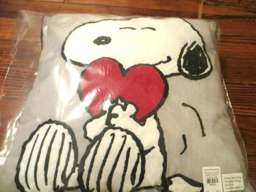 Disney Pottery Barn Snoopy Peanuts Rainbow party school kid Dog Pillow gift ]
