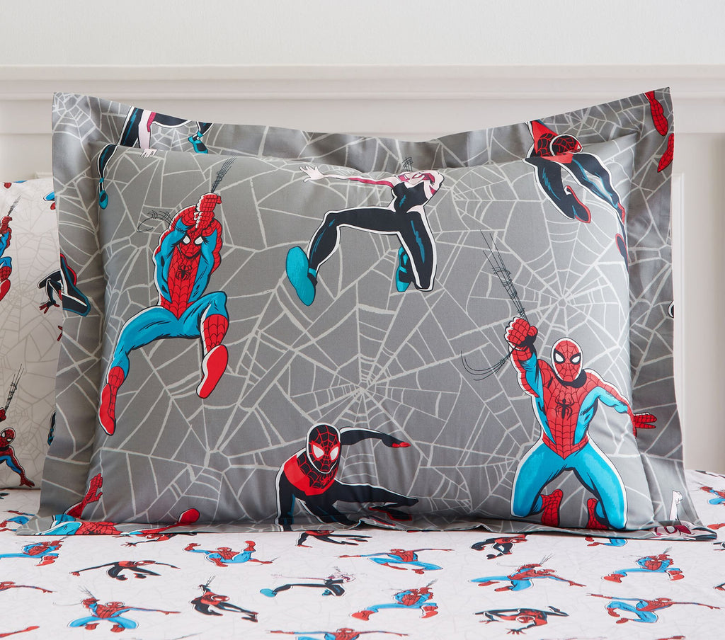 Pottery Barn Marvel Avengers Spiderman pillow SHAM comic superhero Gift school \