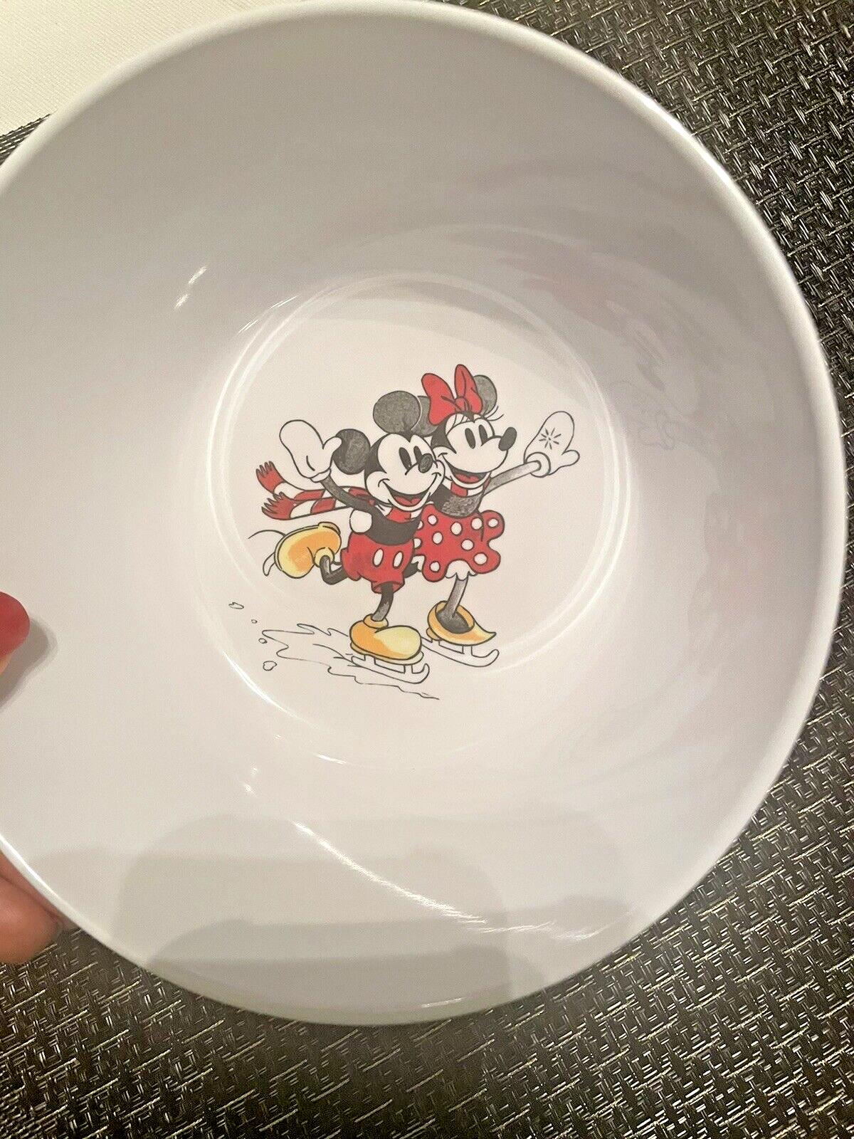 Pottery Barn Christmas Mickey Mouse holiday Bowl gift Party Disney boy girl a