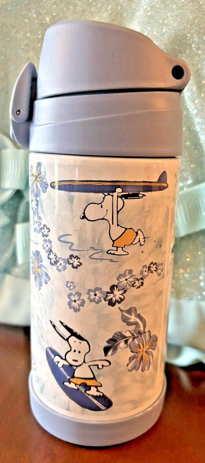 SNOOPY Pottery barn kids school Peanuts Disney Water Bottle boy space travel .