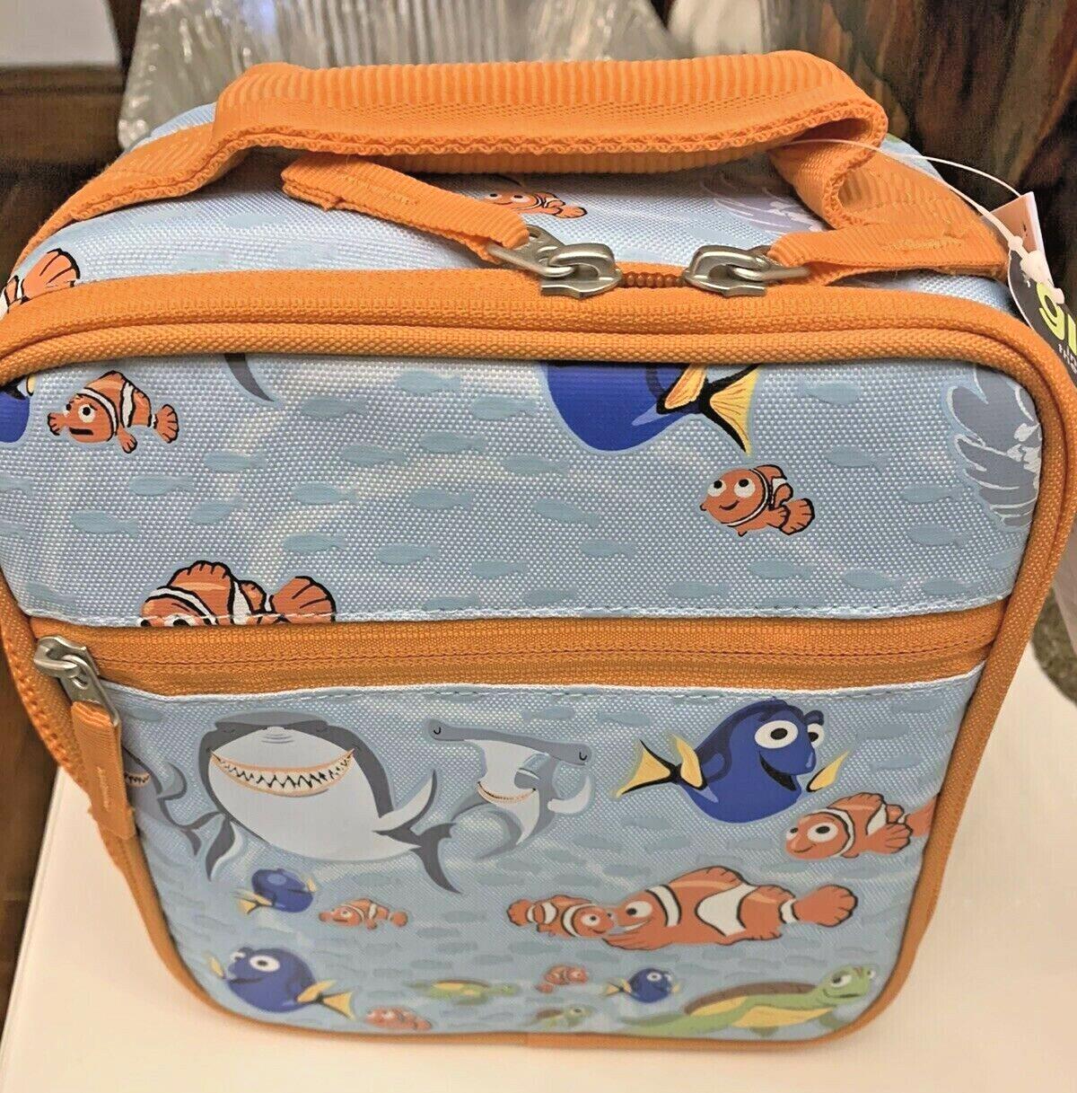School Pottery Barn Disney NEMO LUNCH BOX bag pre k florida shark fish travel .