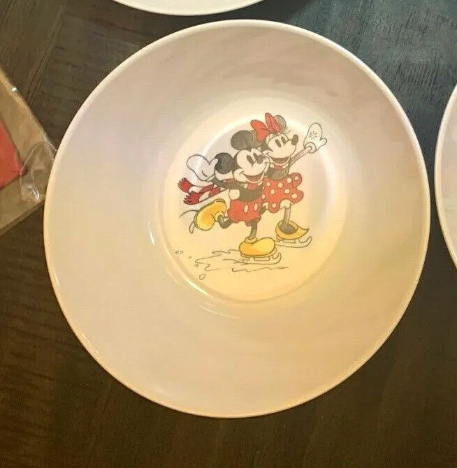 Pottery Barn Christmas Mickey Mouse holiday Bowl gift Party Disney boy girl a