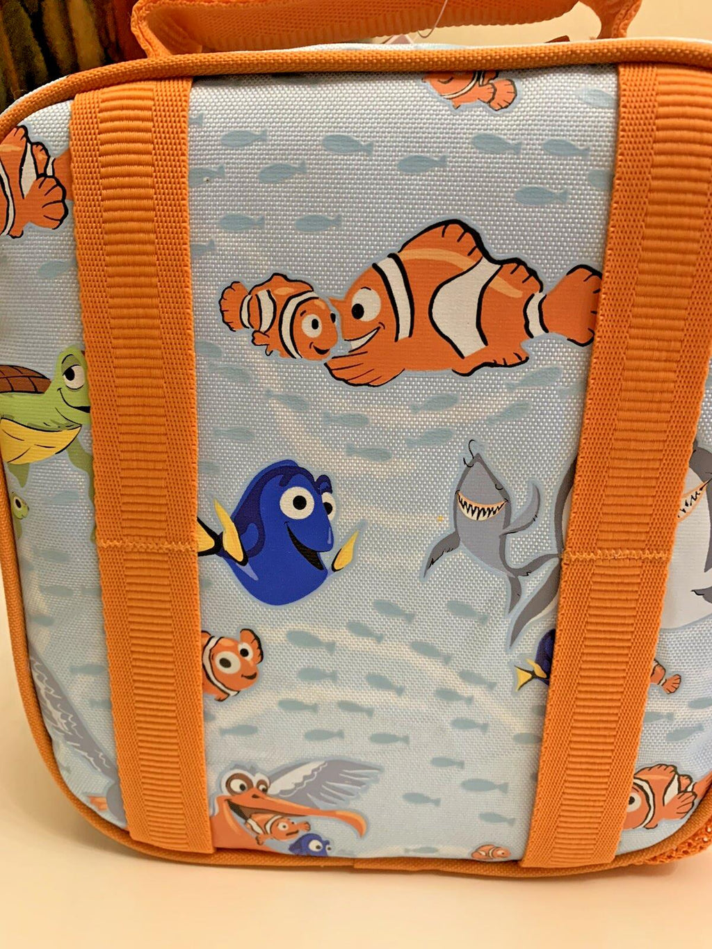 School Pottery Barn Disney NEMO LUNCH BOX bag pre k florida shark fish travel .