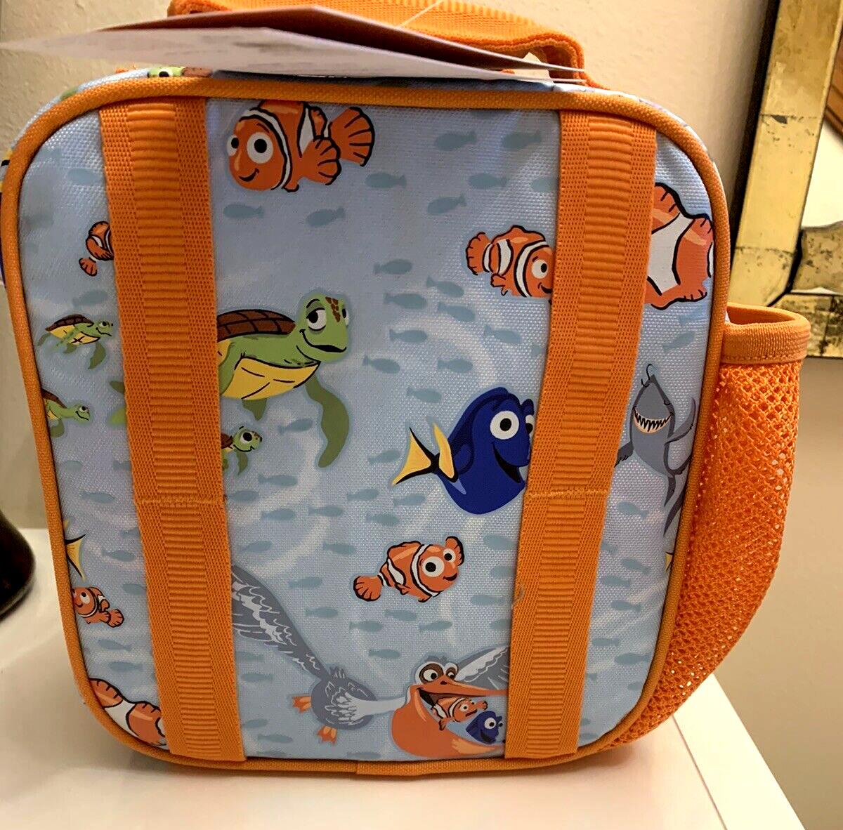 School Pottery Barn Disney NEMO LUNCH BOX bag pre k florida shark fish travel .