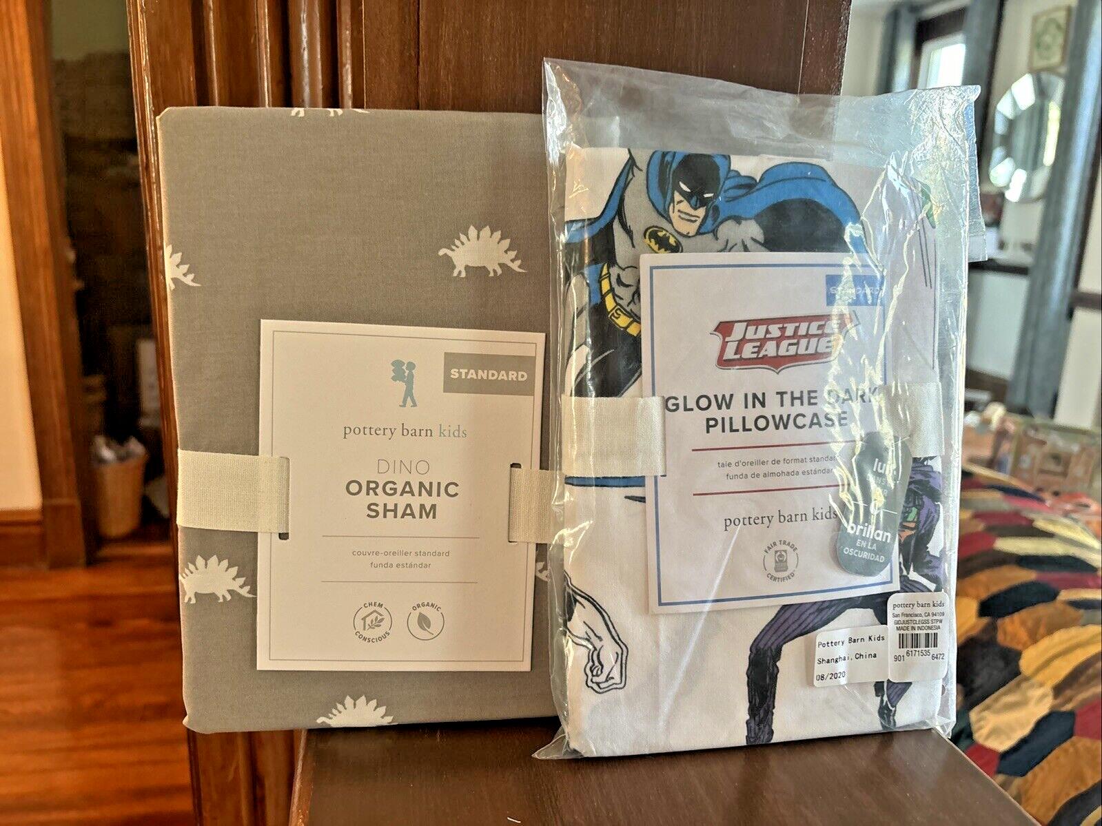 Pottery barn Marvel Avengers batman + Dinosaur Bed holiday Christmas gift SET 2b