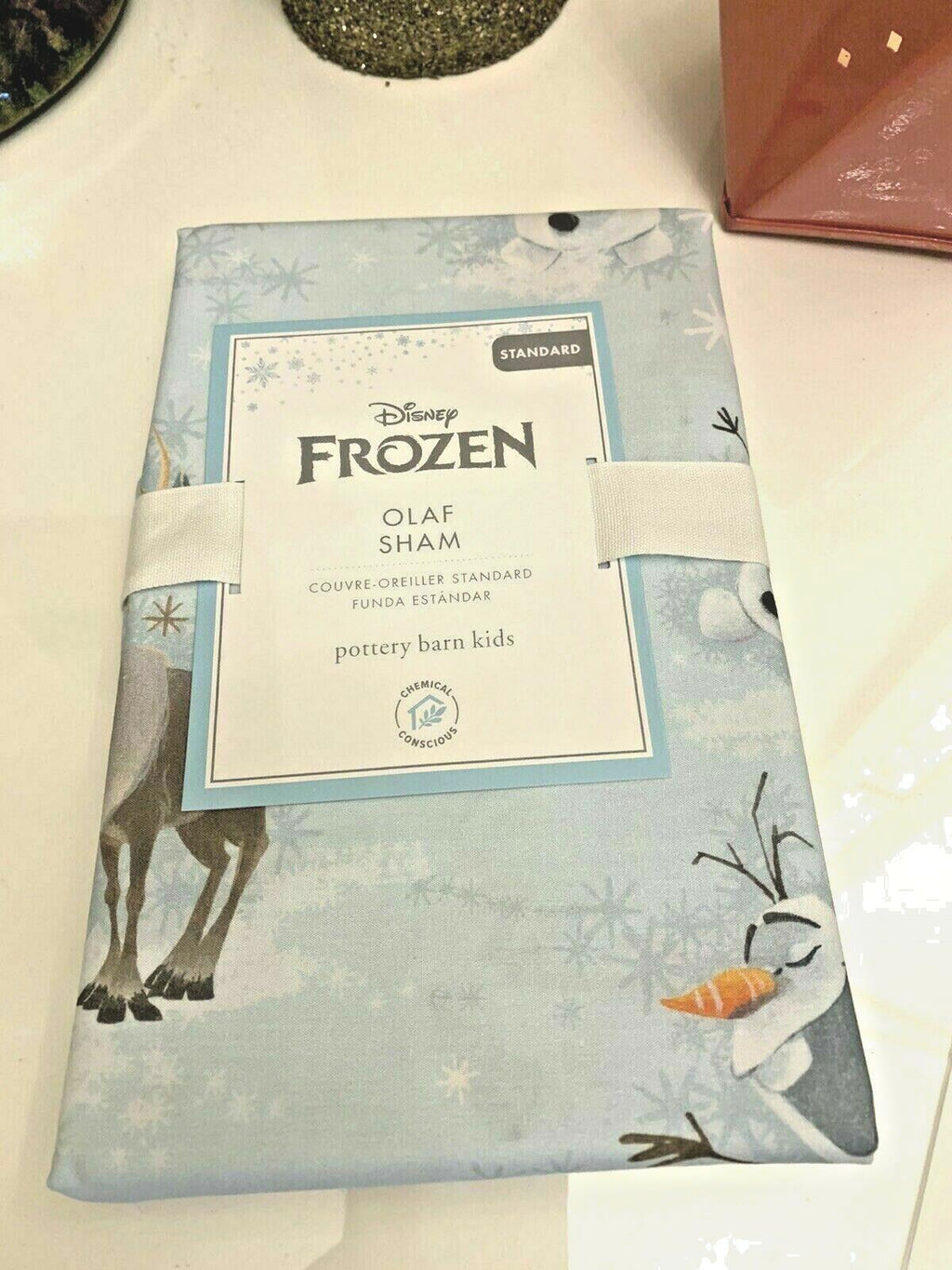Disney Pottery Barn Frozen pillow sham princess Elsa holiday party gift kid -[