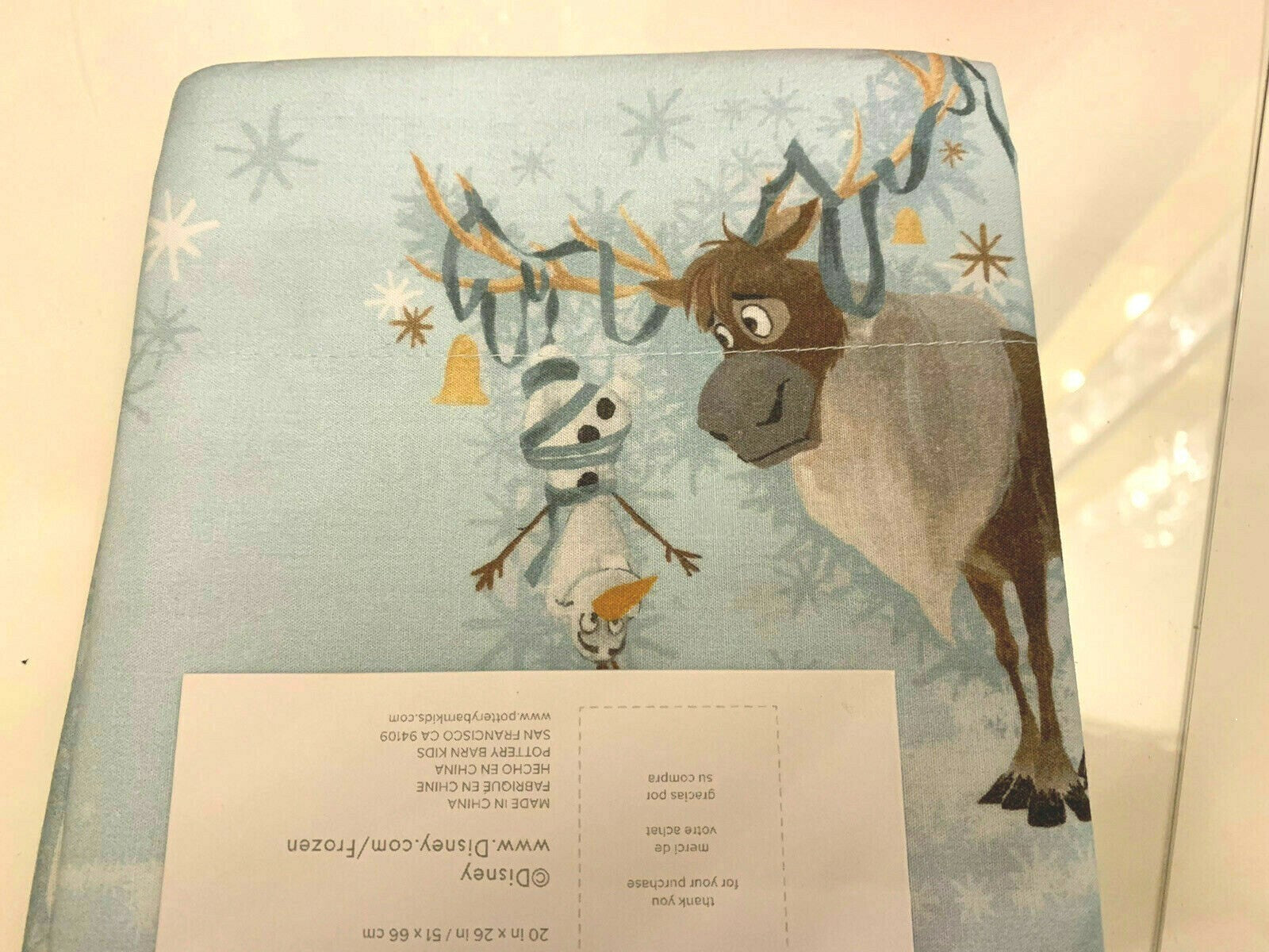 Disney Pottery Barn Frozen pillow sham princess Elsa holiday party gift kid -[
