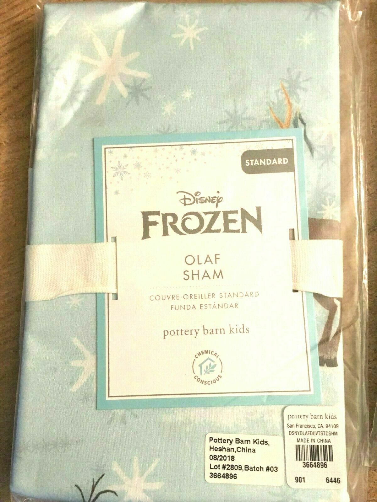 Disney Pottery Barn Frozen pillow sham princess Elsa holiday party gift kid -[