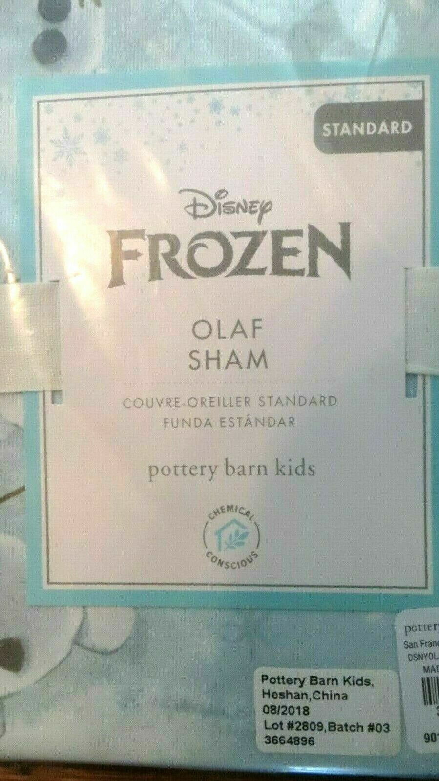 Disney Pottery Barn Frozen pillow sham princess Elsa holiday party gift kid -[