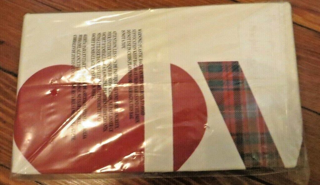 Pottery Barn Pillowcase Wedding holiday gift Christmas Plaid Disney Heart SET 2\