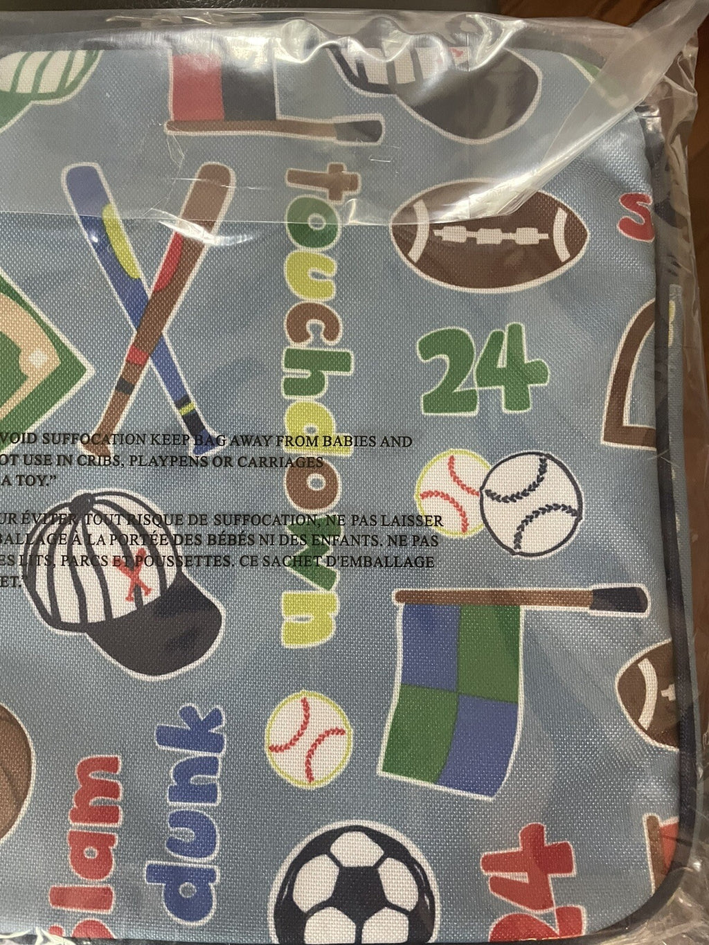 Pottery Barn Sport bag Tablet Case school toddler case pre-k baseball soccer -