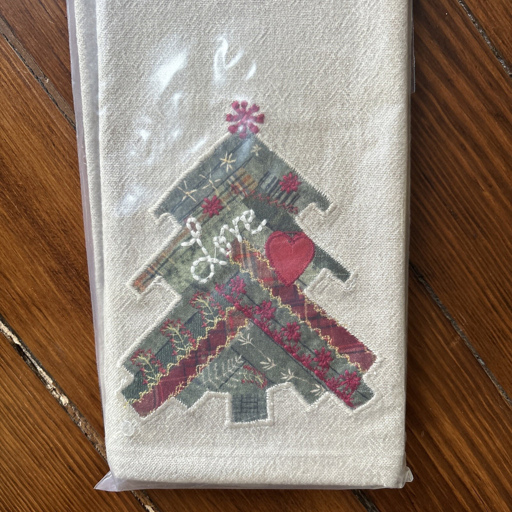 pottery barn Disney towel Holiday Tree Winter patch Christmas gift party SET 2 -