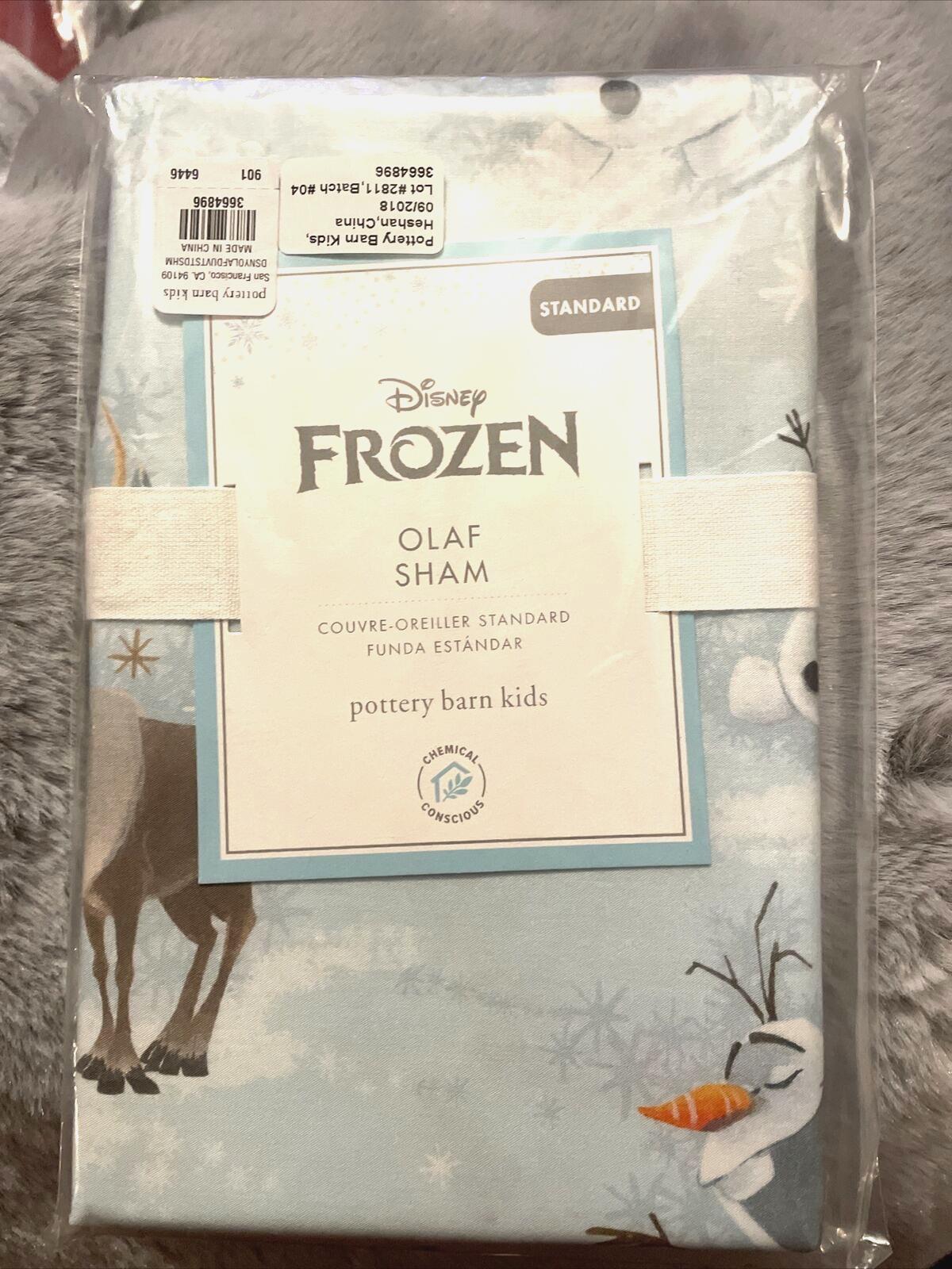 Disney Pottery Barn Frozen pillow sham princess Elsa holiday party gift kid h[