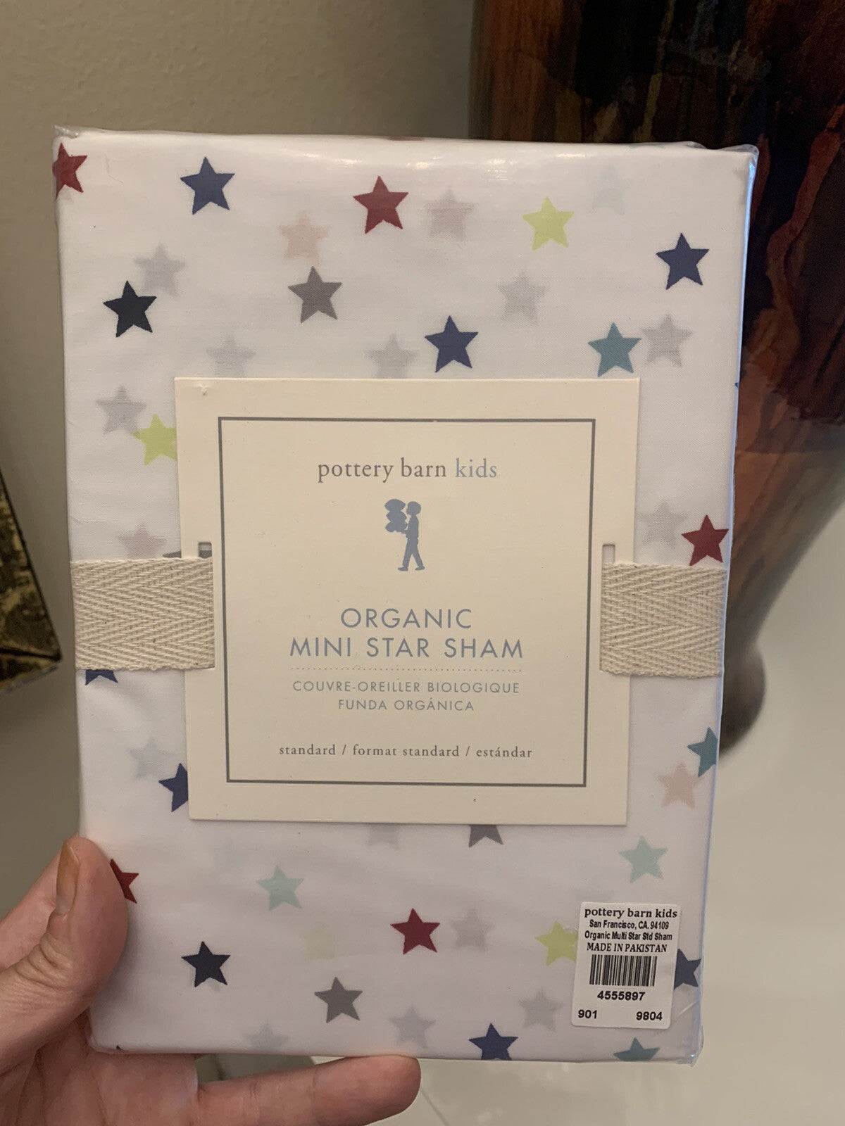 Pottery Barn Star space holiday superhero disney kid star USA gift pillow sham \