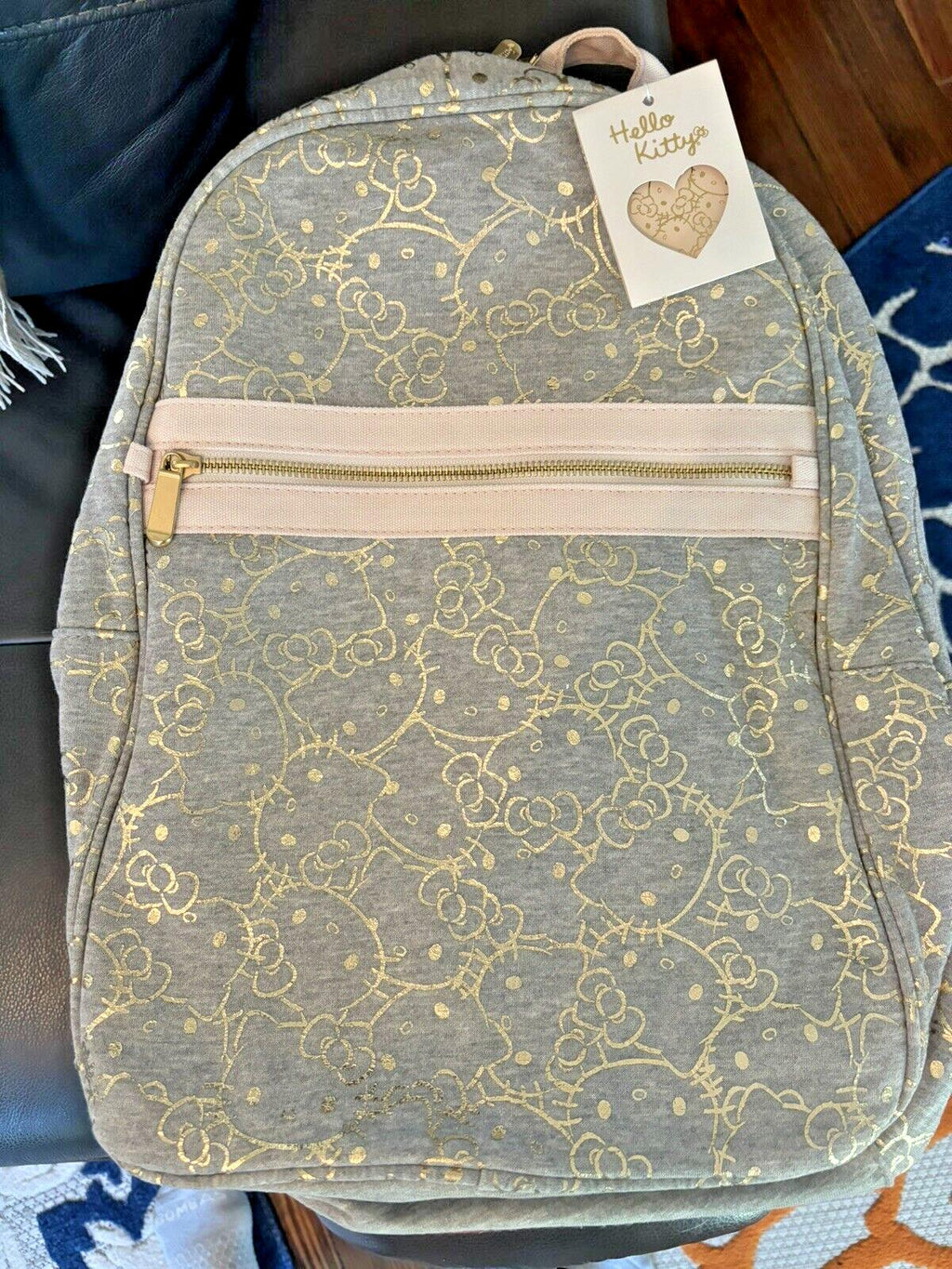 Pottery Barn school disney Hello Kitty Glitter Large BACKPACK LUNCH bag Travel /