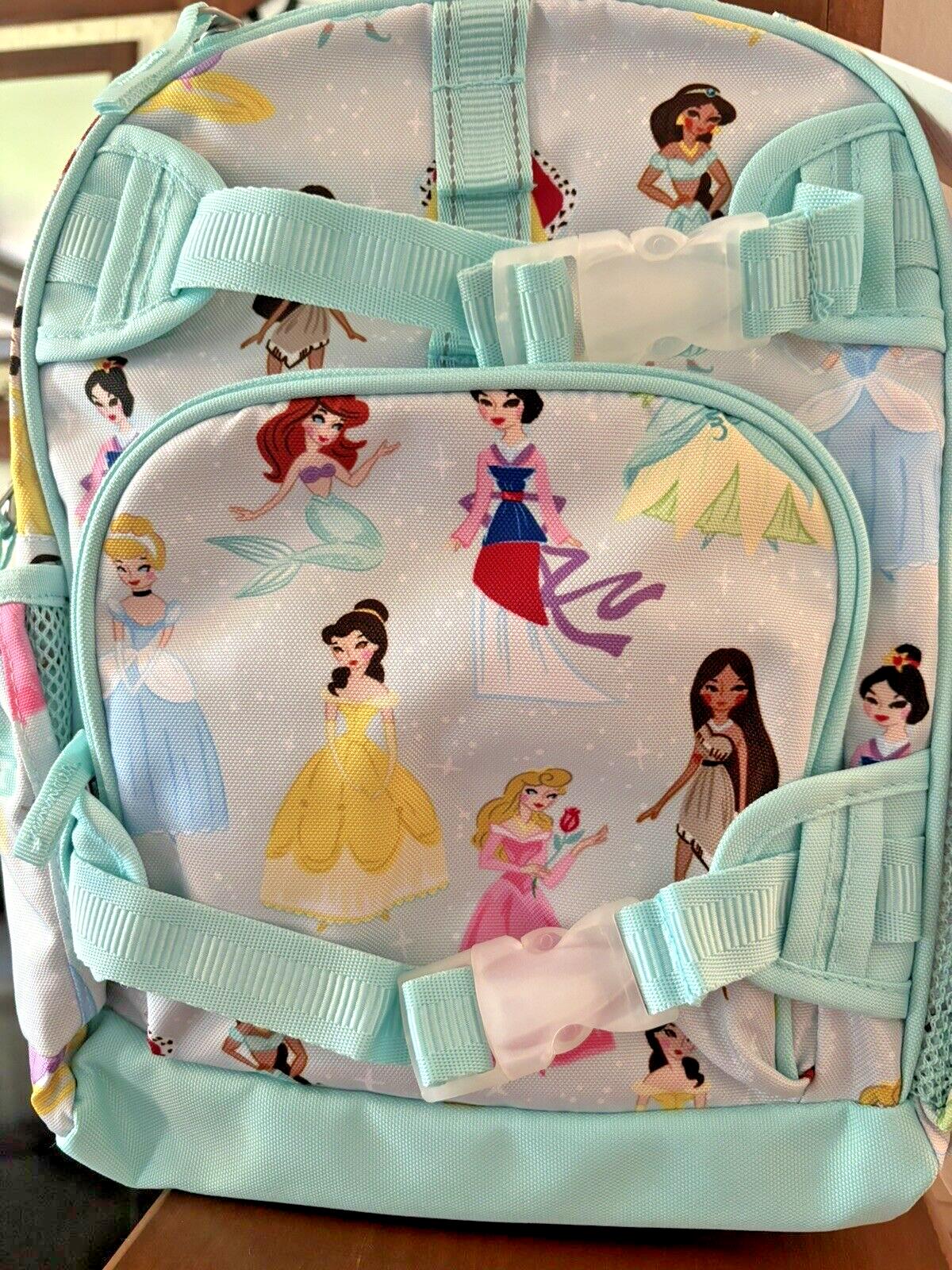 Pottery Barn School Disney BACKPACK Belle Cinderella +Water Travel girl set .
