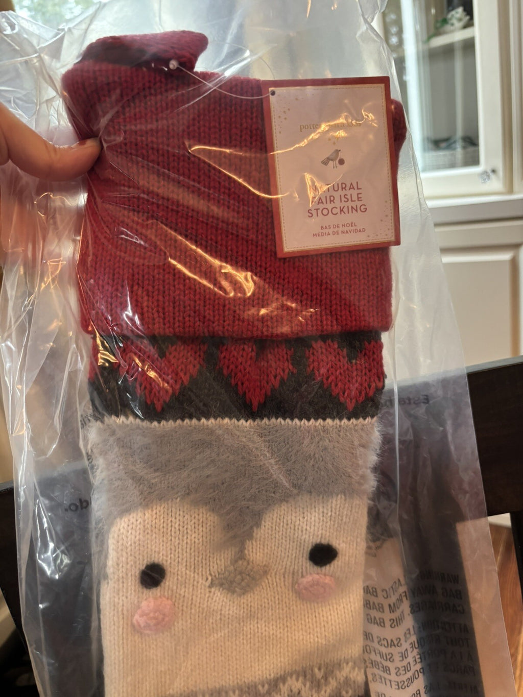 Pottery Barn Disney Holiday Penguin Christmas stocking gift party baby kid -h