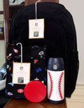 Pottery Barn School LARGE BACKPACK LUNCH WATER Football Baseball sports BAG NFL
