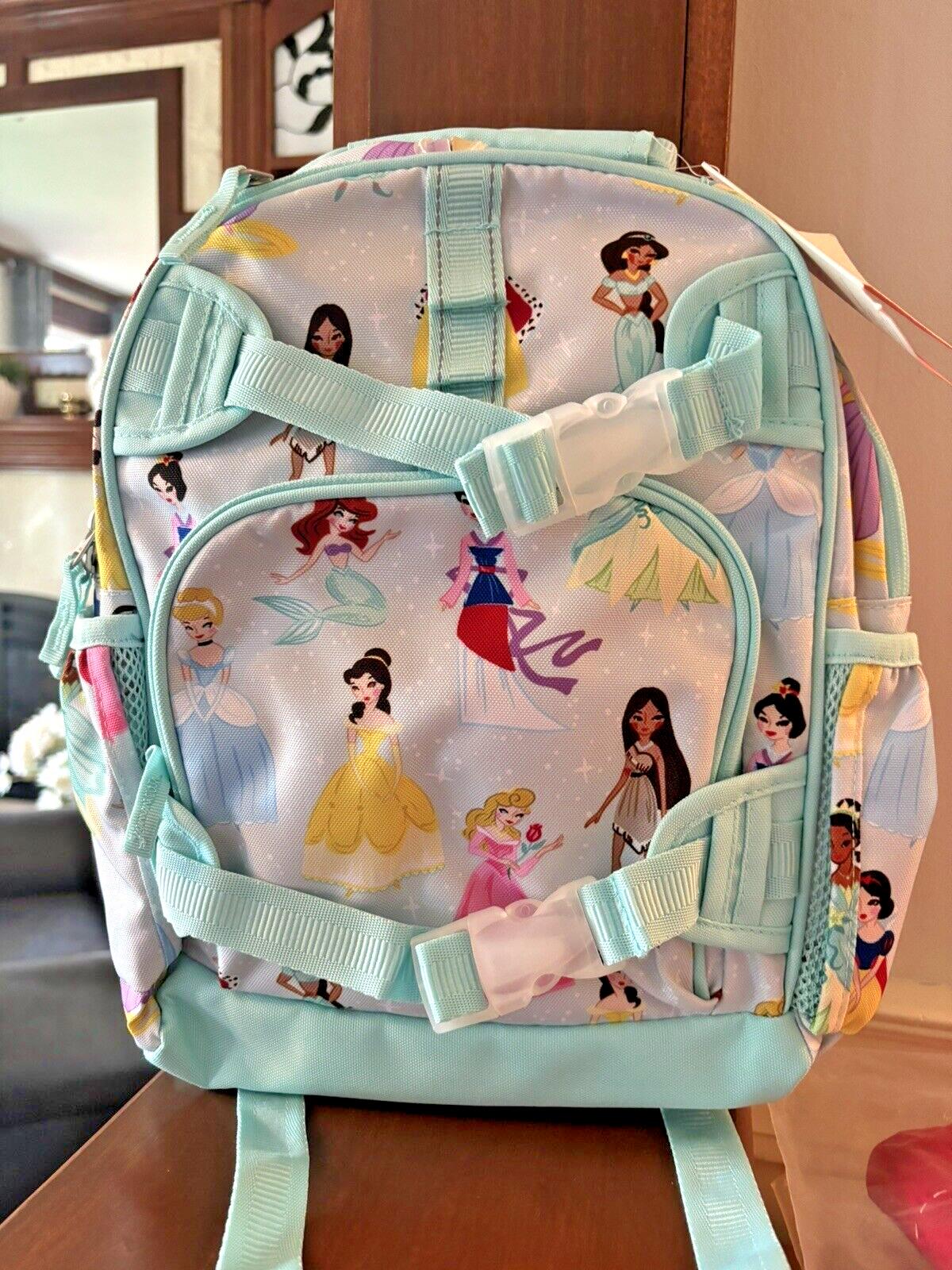 Pottery Barn School Disney BACKPACK Belle Cinderella +Water Travel girl set .