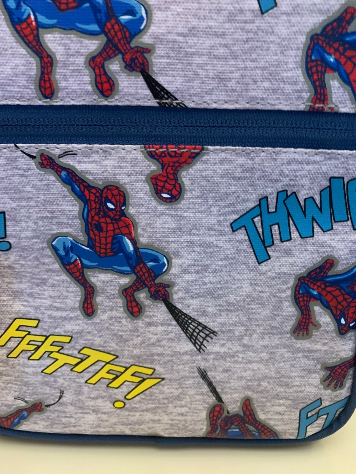 Pottery Barn School Marvel Avengers Spider-Man Super LUNCH BOX BAG+Utensil Set .