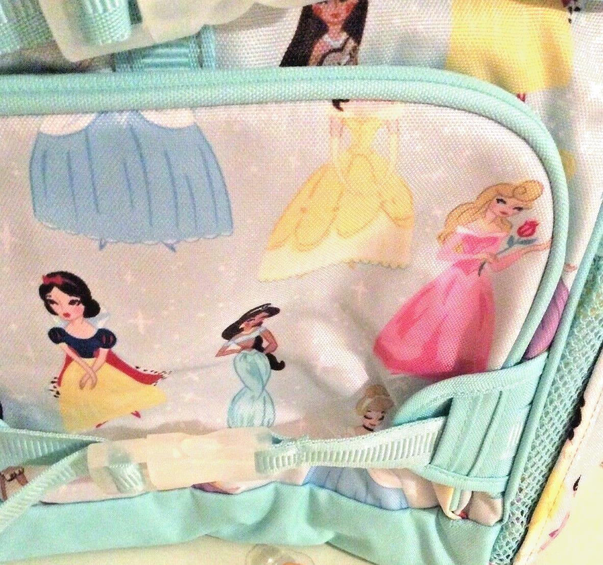 Pottery Barn School Disney BACKPACK Belle Cinderella +Water Travel girl set .