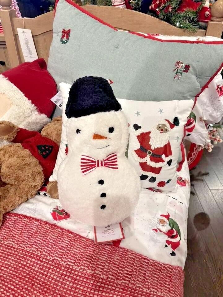 pottery barn Holiday Christmas Snowman frosty bumble Disney gift party kids \