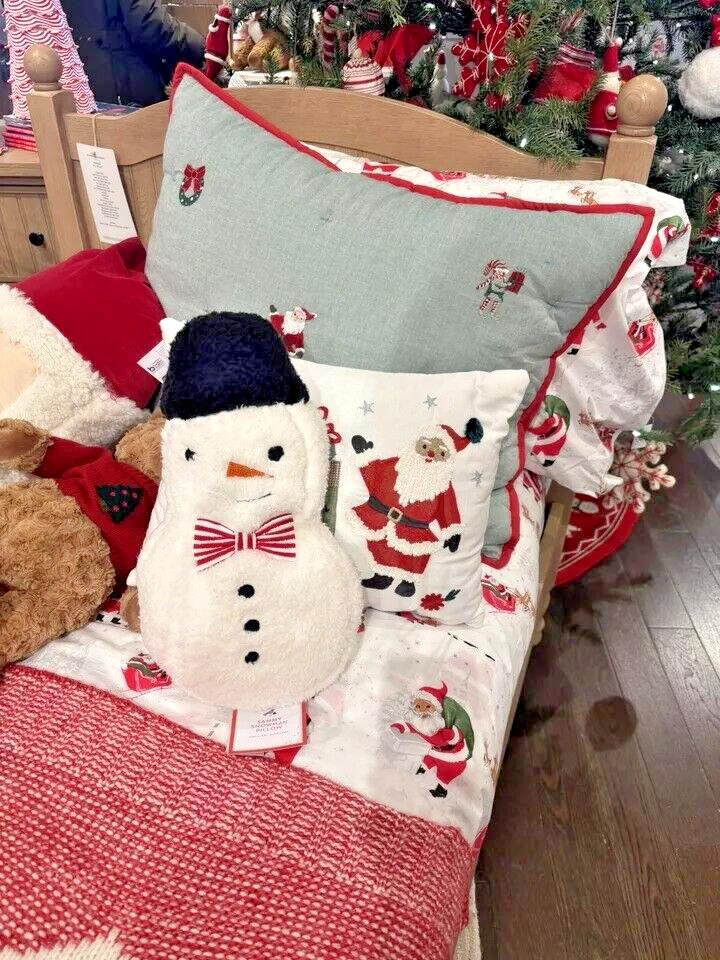 pottery barn Holiday Christmas Snowman frosty bumble Disney gift party kids \