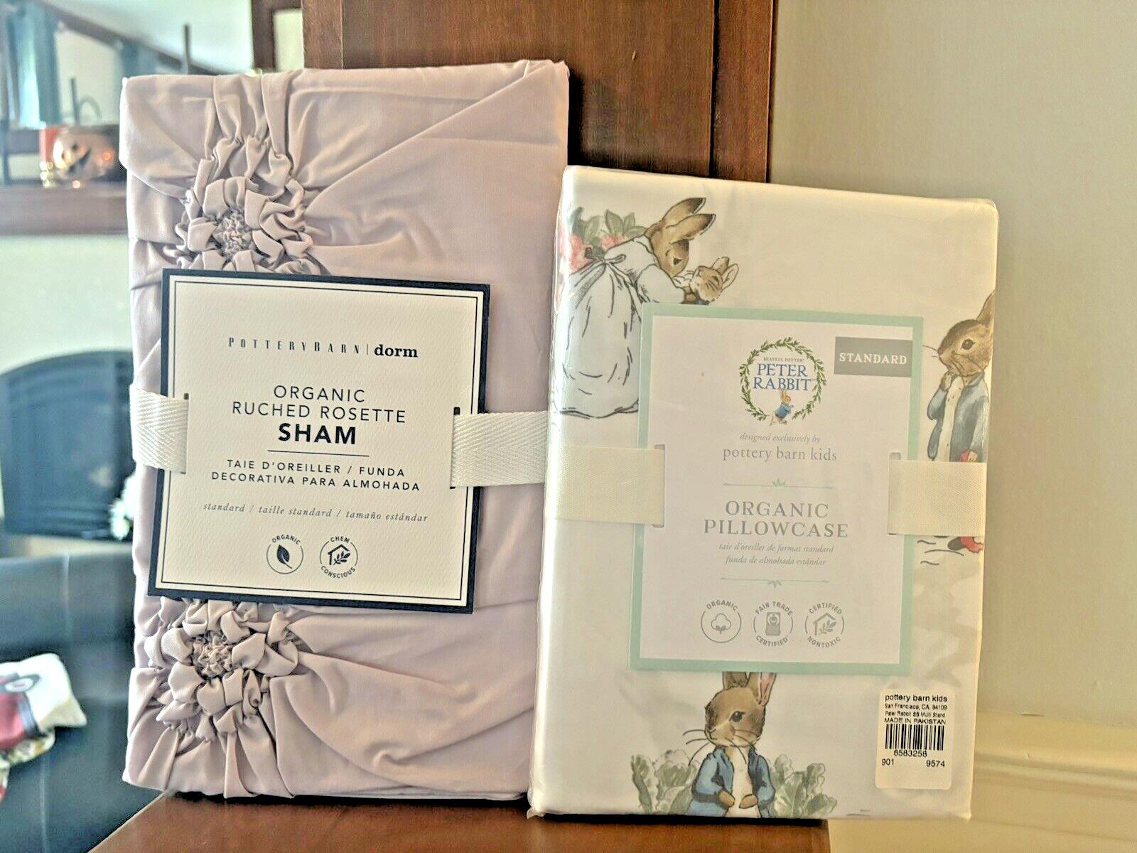 Pottery Barn holiday Floral Peter Rabbit princess pillow Rose Purple Disney b