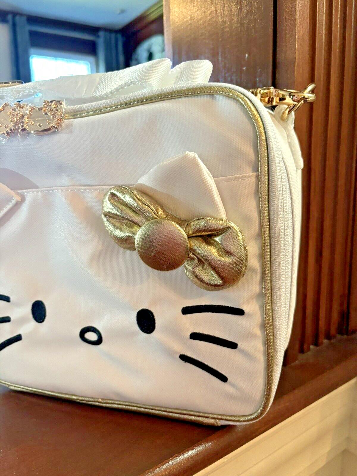 Pottery Barn school disney Hello Kitty Glitter Large BACKPACK LUNCH bag Travel /
