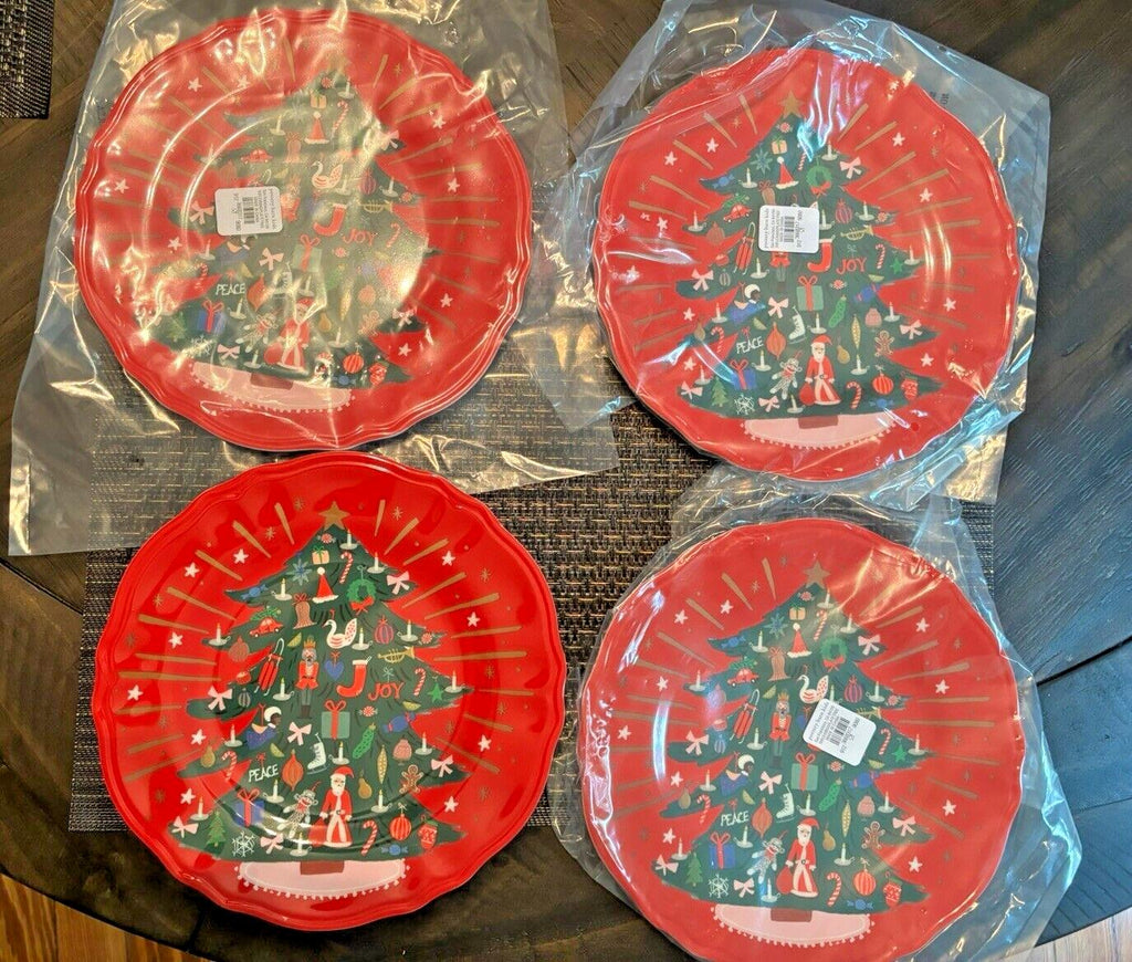 Pottery Barn Peanuts Disney holiday Nutcracker Christmas kid plate party SET 4 n