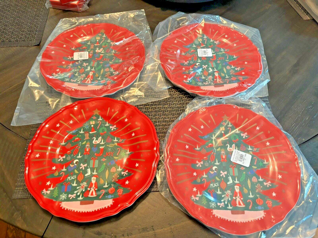 Pottery Barn Peanuts Disney holiday Nutcracker Christmas kid plate party SET 4 n