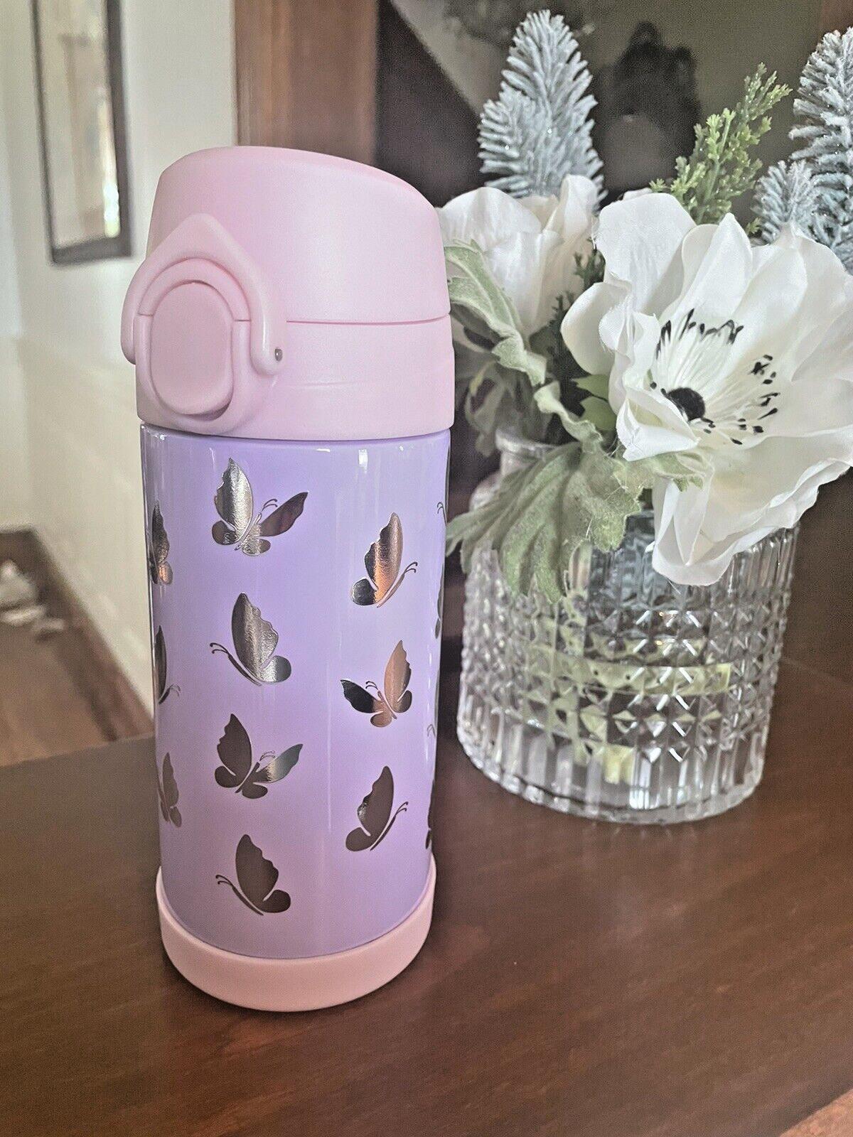 Pottery Barn School Disney rainbow WATER BOTTLE  girl butterfly+Unicorn Bag ?? \