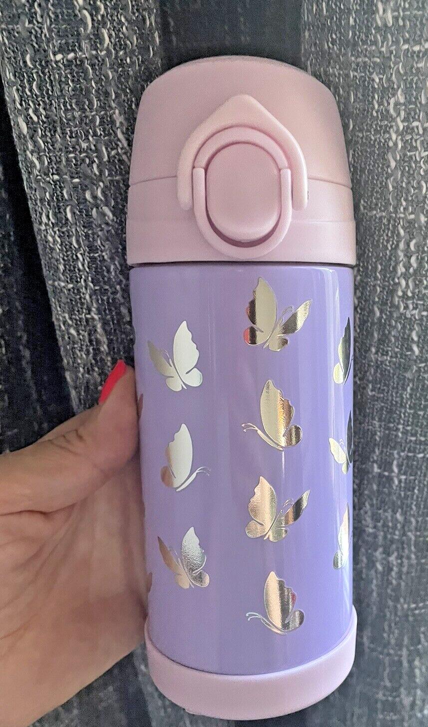 Pottery Barn School Disney rainbow WATER BOTTLE  girl butterfly+Unicorn Bag ?? \