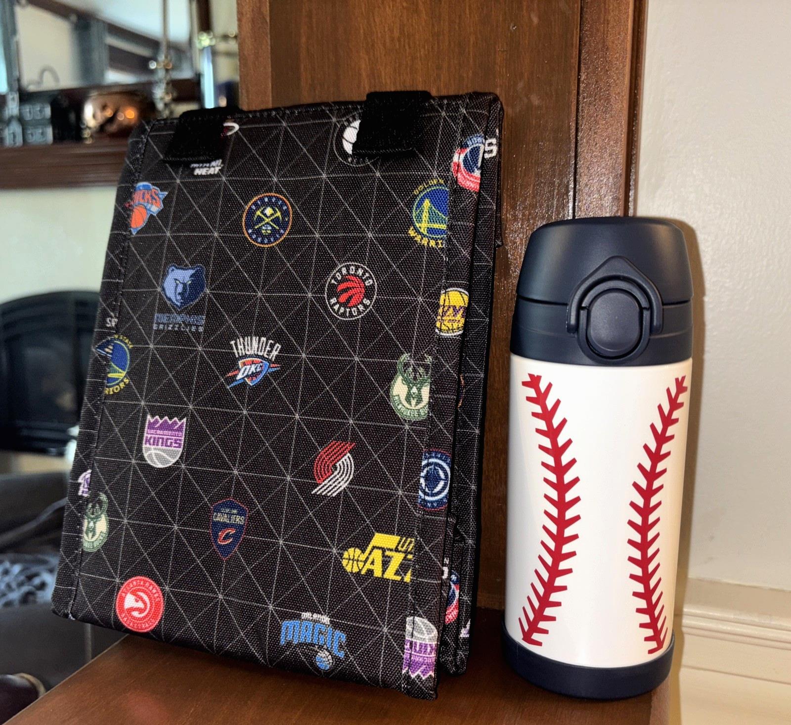Pottery Barn School NBA Basketball ?? Baseball Lunch Bag ?Water sport travel