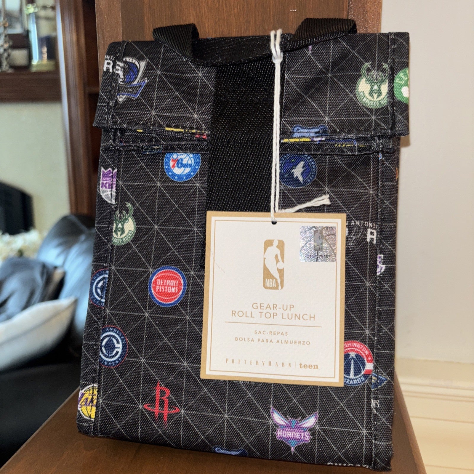 Pottery Barn School NBA Basketball ?? Baseball Lunch Bag ?Water sport travel