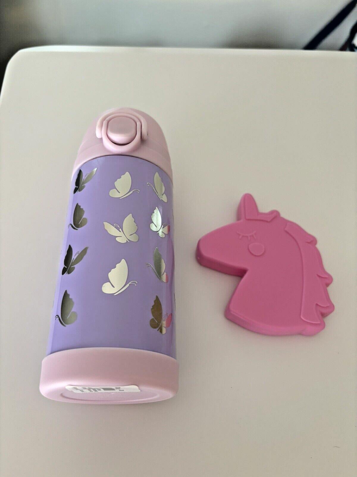 Pottery Barn School Disney rainbow WATER BOTTLE  girl butterfly+Unicorn Bag ?? \