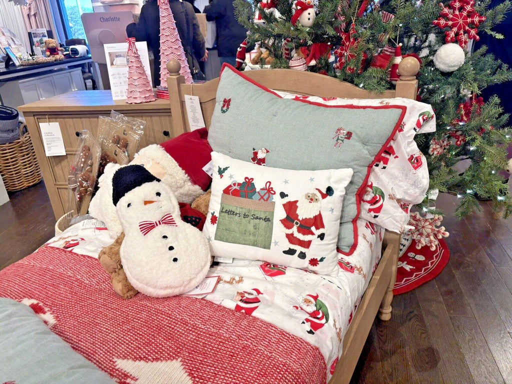 Pottery Barn Christmas Santa Letter pillow Seuss Holiday Gift party boy girl \