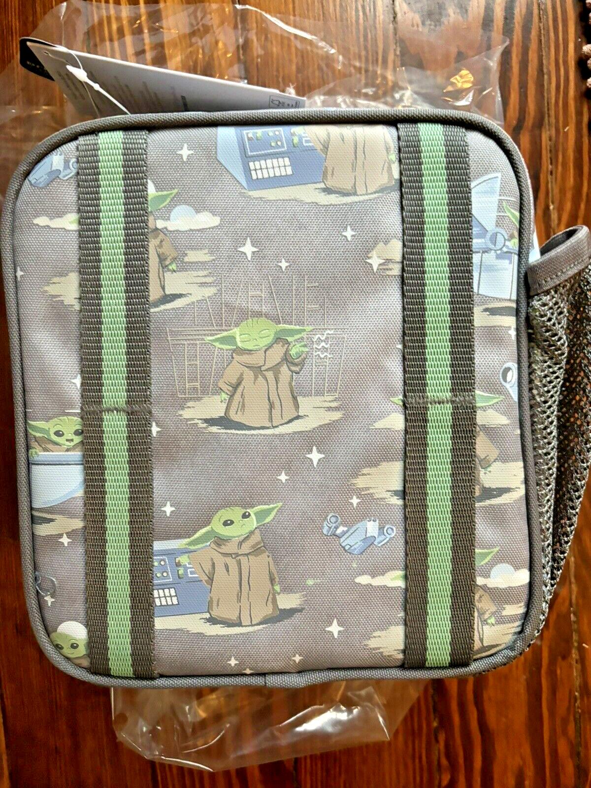 Pottery Barn Star Wars LUNCH Bag School Solo Jedi Droid Disney Boy+ Grogu ??  -