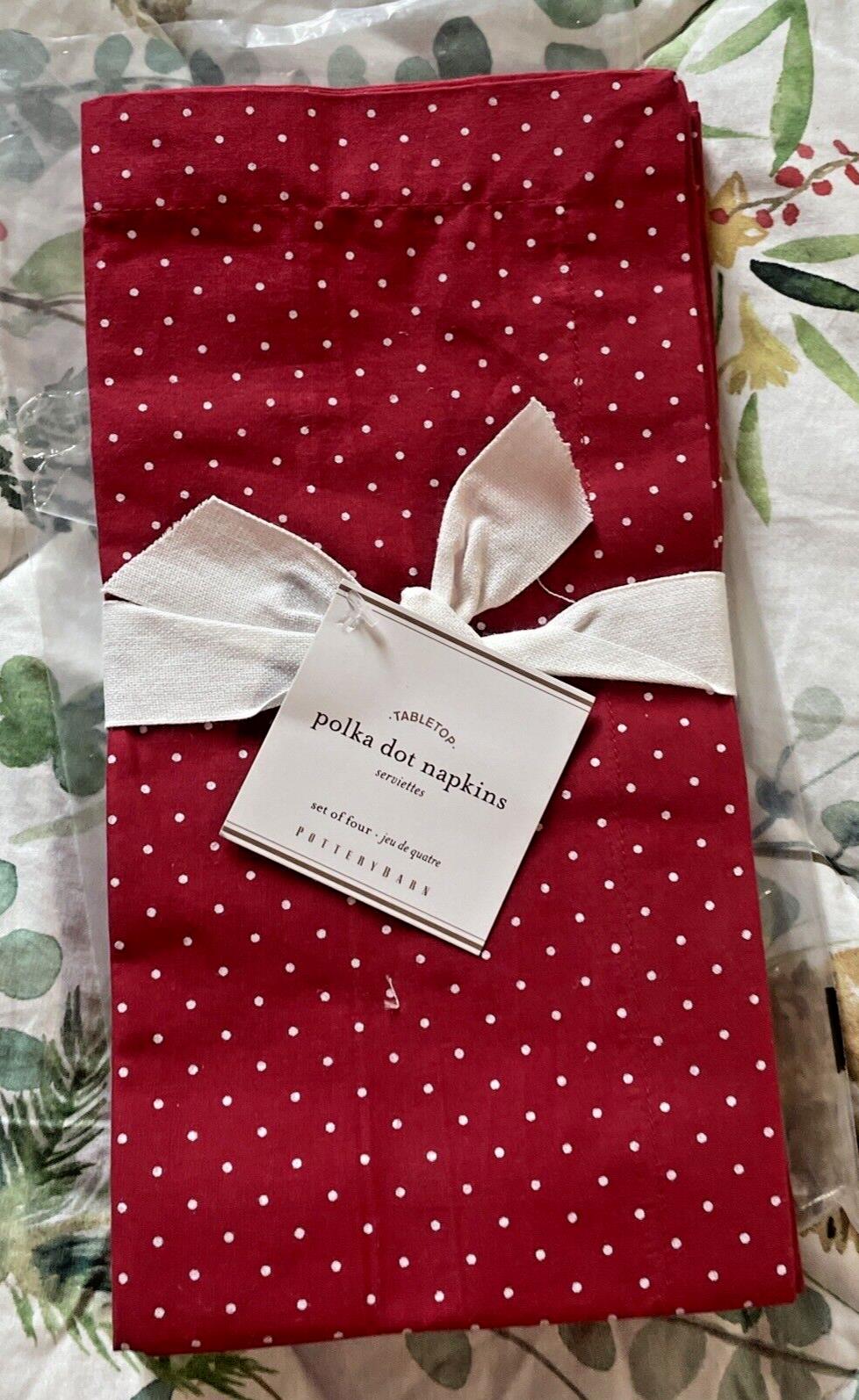 Pottery barn holiday Valentine party napkin red Christmas easter SET 4 gift ??