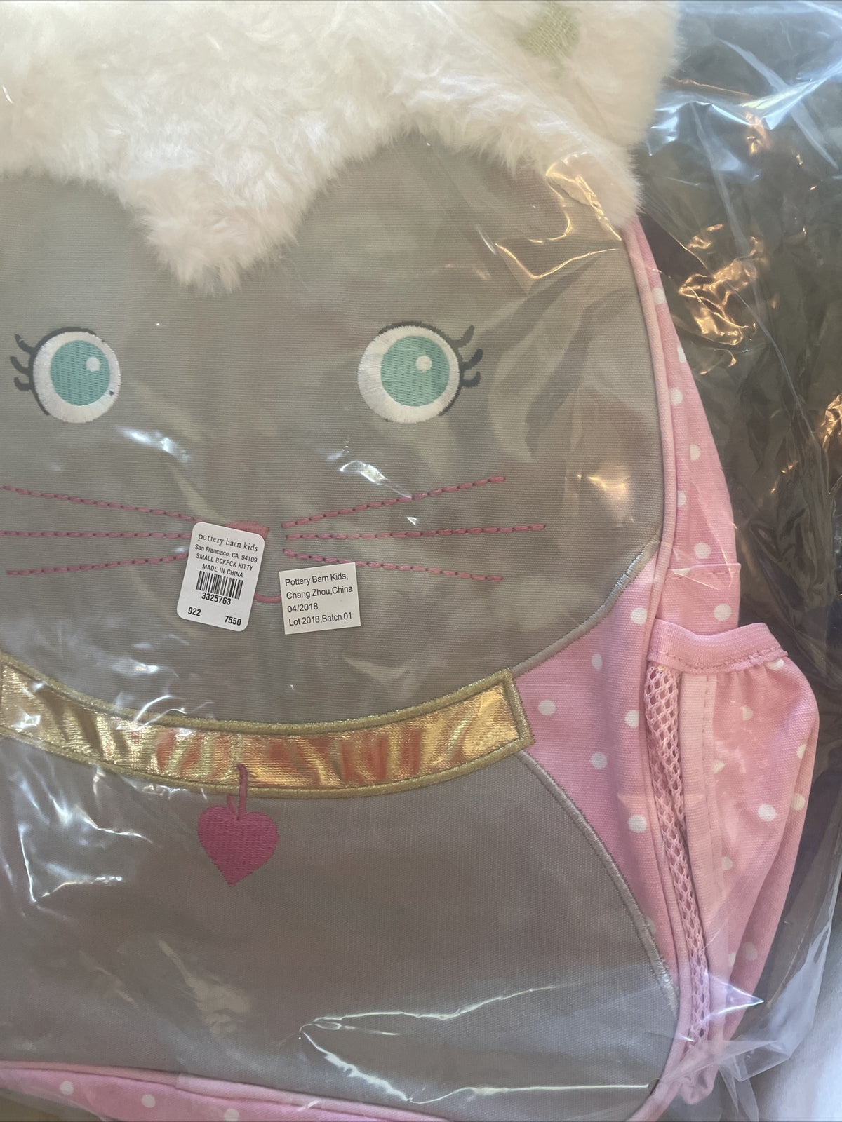 Disney School Pottery barn PRE K Backpack princess Lunch travel bag girl  ?? .